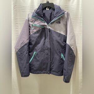 The Northface triclimate jacket medium purple